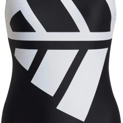 Adidas 3 Bars Swimsuit fitted Women, rouge/rose