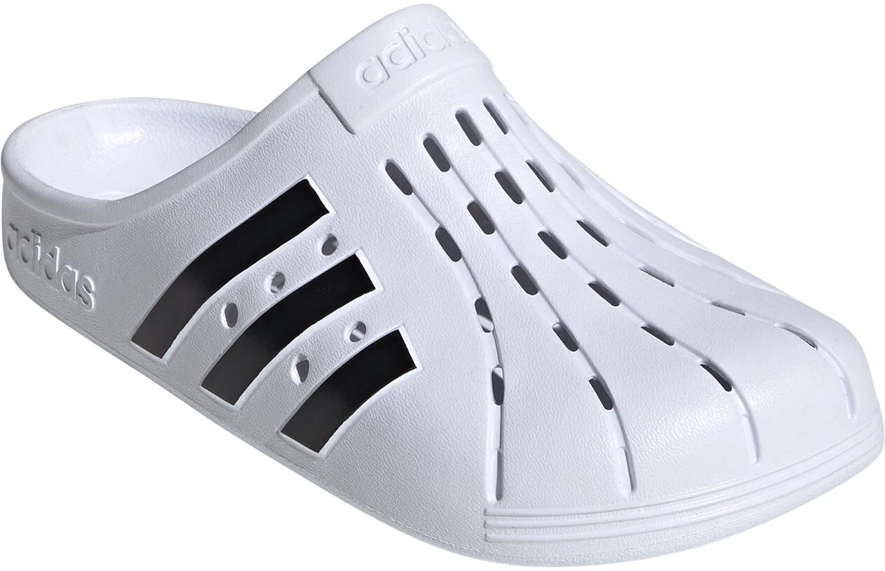 Adidas Adilette Clog, blanc 3 Adidas Adilette Clog, blanc