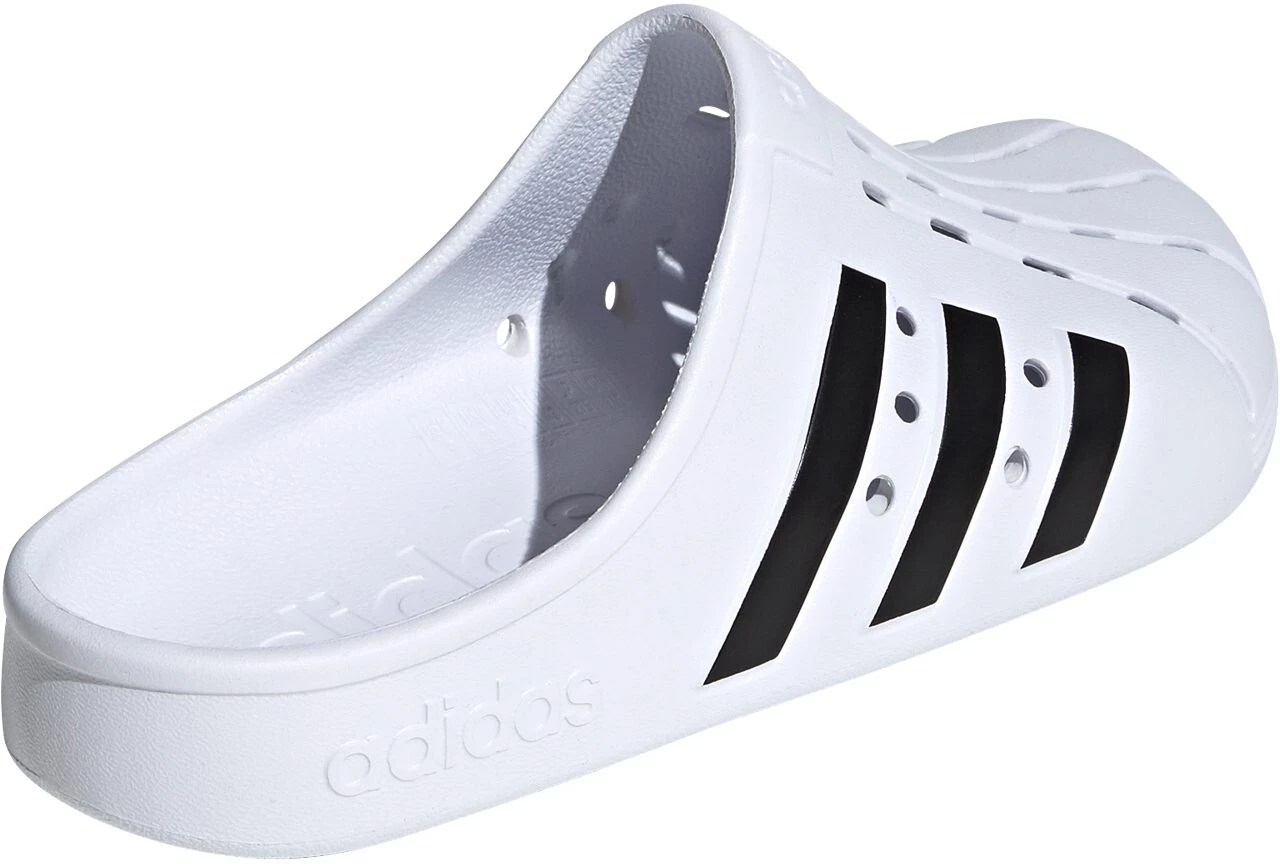 Adidas Adilette Clog, blanc 4 Adidas Adilette Clog, blanc – Image 2