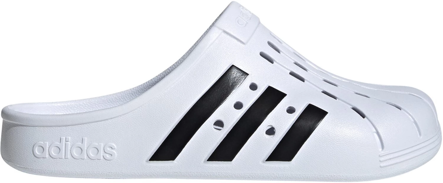 Adidas Adilette Clog, blanc 5 Adidas Adilette Clog, blanc – Image 3