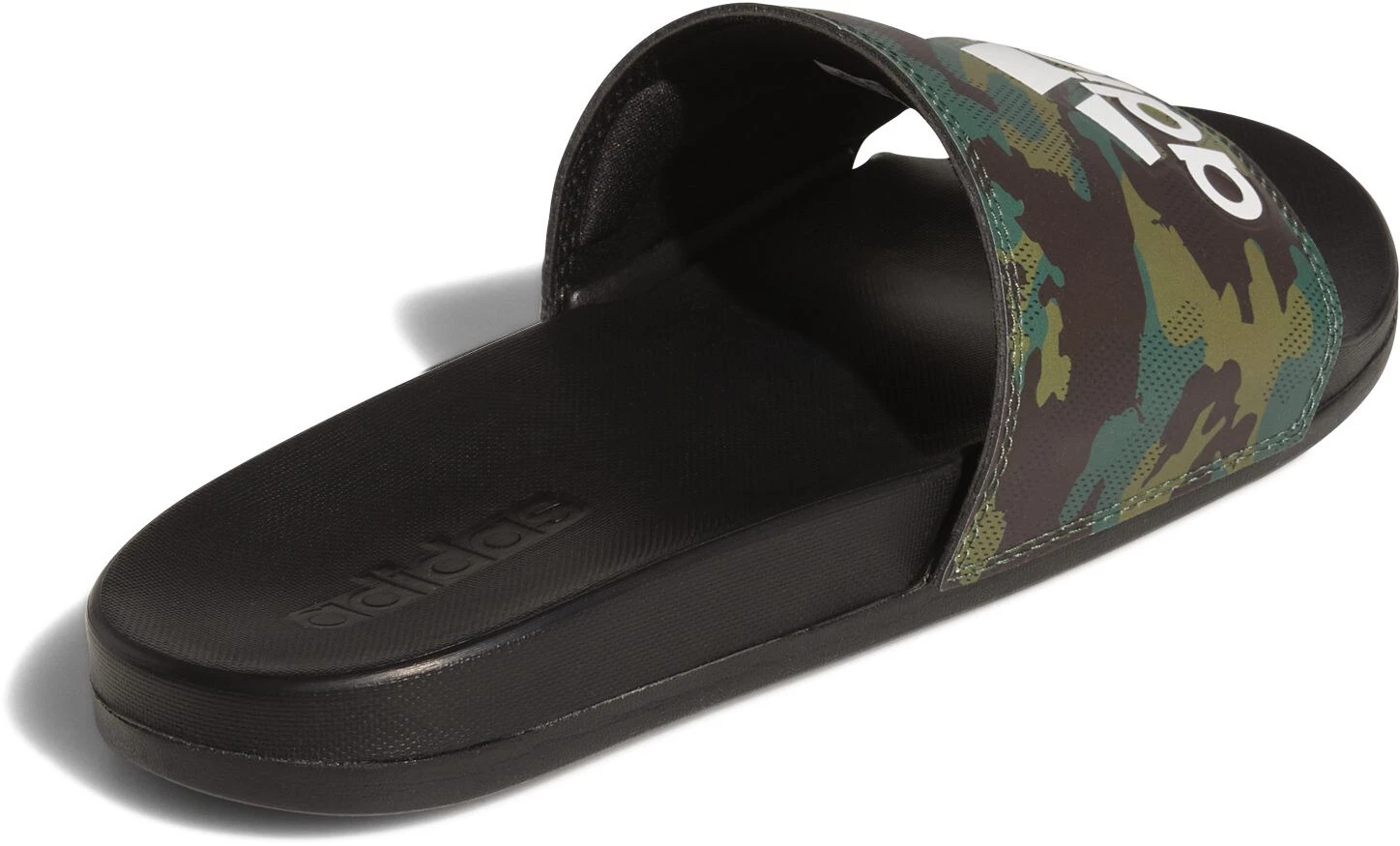 Adidas Adilette Comfort Slides, noir/rouge 4 Adidas Adilette Comfort Slides, noir/rouge – Image 2