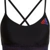 Adidas All me Performance Bikini Top Women, noir 1 Adidas All me Performance Bikini Top Women, noir -Natation Femme Soldes adidas all me performance bikini top women black 1