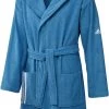 Adidas Peignoir, bleu 1 Adidas Peignoir, bleu -Natation Femme Soldes adidas bathrobe shock cyan 1