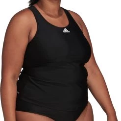 Adidas SH3.RO 3S Tankini Top fitted Women, noir 11 Adidas SH3.RO 3S Tankini Top fitted Women, noir -Natation Femme Soldes adidas sh3ro 3s tankini top fitted women black white 4
