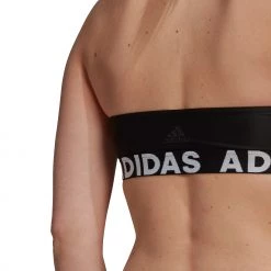 Adidas SH3.RO Bandeau Bikini Top Women, noir -Natation Femme Soldes adidas sh3ro bandeau bikini top women black white 3