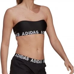 Adidas SH3.RO Bandeau Bikini Top Women, noir -Natation Femme Soldes adidas sh3ro bandeau bikini top women black white 4