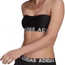 Adidas SH3.RO Bandeau Bikini Top Women, noir -Natation Femme Soldes adidas sh3ro bandeau bikini top women black white 6
