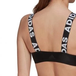 Adidas SH3.RO Branded Beach Bikini Top Women, noir -Natation Femme Soldes adidas sh3ro branded beach bikini top women black white 4