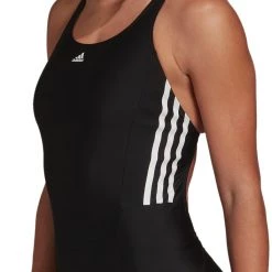 Adidas SH3.RO Mid 3S Swimsuit fitted Women, noir 11 Adidas SH3.RO Mid 3S Swimsuit fitted Women, noir -Natation Femme Soldes adidas sh3ro mid 3s swimsuit fitted women black white 4