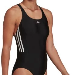 Adidas SH3.RO Mid 3S Swimsuit fitted Women, noir 12 Adidas SH3.RO Mid 3S Swimsuit fitted Women, noir -Natation Femme Soldes adidas sh3ro mid 3s swimsuit fitted women black white 5