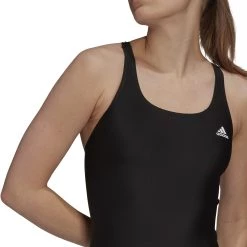 Adidas SH3.RO Solid Swimsuit Women, noir 9 Adidas SH3.RO Solid Swimsuit Women, noir -Natation Femme Soldes adidas sh3ro solid swimsuit women black white 3