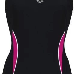 Arena Alissa U Back One Piece Swimsuit Low Cut C-Cup Women, noir