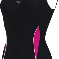 Arena Alissa U Back One Piece Swimsuit Low Cut C-Cup Women, noir -Natation Femme Soldes arena alissa u back one piece swimsuit low cut c cup women black rose violet white 5
