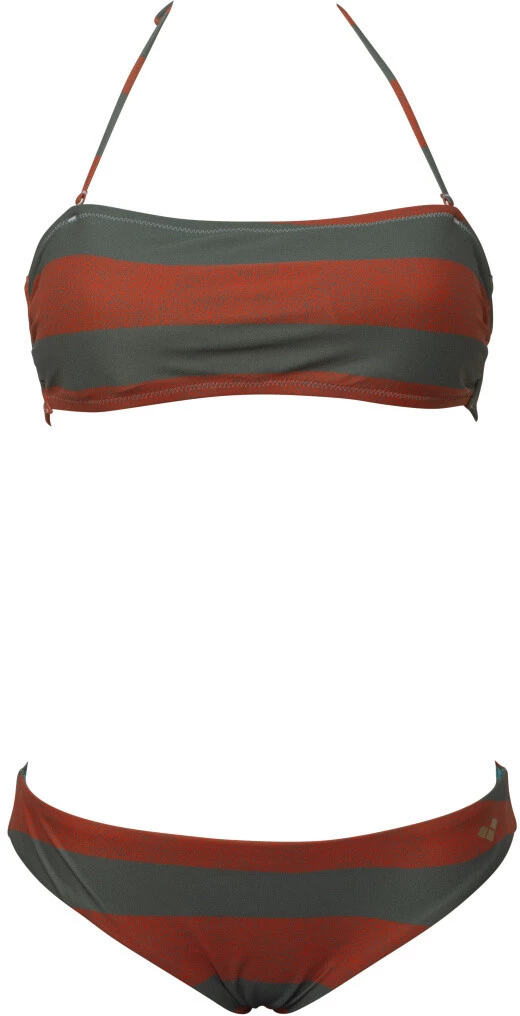 Arena Allover Bandeau Bikini Women, Multicolore 3 Arena Allover Bandeau Bikini Women, Multicolore