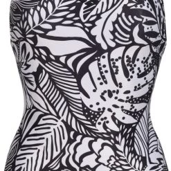 Arena Allover Swim Pro Back One Piece Swimsuit Women, noir/blanc