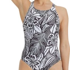 Arena Allover Swim Pro Back One Piece Swimsuit Women, noir/blanc -Natation Femme Soldes arena allover swim pro back one piece swimsuit women black multi 3