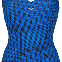 Arena Bodylift Cloe Wing Back One Piece Swimsuit AO Women, rose/bleu