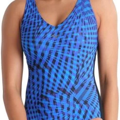 Arena Bodylift Cloe Wing Back One Piece Swimsuit AO Women, rose/bleu -Natation Femme Soldes arena bodylift cloe wing back one piece swimsuit ao women black multi black 5