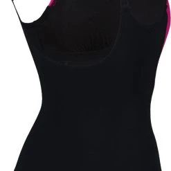 Arena Bodylift Lola U Back Panel One Piece Swimsuit Women, noir/rose -Natation Femme Soldes arena bodylift lola u back panel one piece swimsuit women black rose violet 4