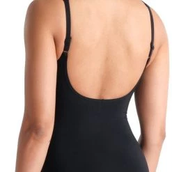 Arena Bodylift Lola U Back Panel One Piece Swimsuit Women, noir/rose -Natation Femme Soldes arena bodylift lola u back panel one piece swimsuit women black rose violet 6
