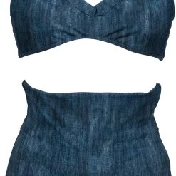 Natation Femme Soldes 28 Arena Cleopatra Bikini Women, bleu