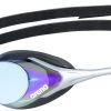 Arena Cobra Swipe Mirror Goggles, noir/blanc
