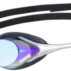 Arena Cobra Swipe Mirror Goggles, noir/blanc