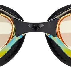 Arena Cobra Tri Swipe Mirror Lunettes de protection, jaune/noir -Natation Femme Soldes arena cobra tri swipe mirror brille yellow copper black 3 1