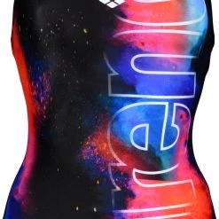 Arena Cosmic Pro Back One Piece Swimsuit Women, noir/Multicolore