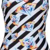Arena Crazy Diamond Challenge Back Swimsuit Women, Multicolore 1 Arena Crazy Diamond Challenge Back Swimsuit Women, Multicolore -Natation Femme Soldes arena crazy diamond challenge back swimsuit women black white multi 1