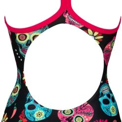Arena Crazy Skulls Carnival Light Drop Back Swimsuit Women, noir/Multicolore 9 Arena Crazy Skulls Carnival Light Drop Back Swimsuit Women, noir/Multicolore -Natation Femme Soldes arena crazy skulls carnival light drop back swimsuit women freak rose black multi 2