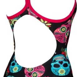 Arena Crazy Skulls Carnival Light Drop Back Swimsuit Women, noir/Multicolore 11 Arena Crazy Skulls Carnival Light Drop Back Swimsuit Women, noir/Multicolore -Natation Femme Soldes arena crazy skulls carnival light drop back swimsuit women freak rose black multi 4