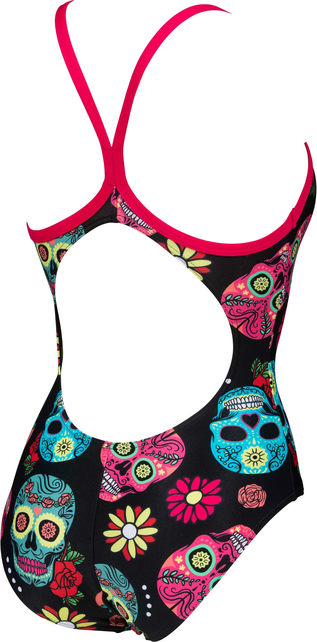Arena Crazy Skulls Carnival Light Drop Back Swimsuit Women, noir/Multicolore 6 Arena Crazy Skulls Carnival Light Drop Back Swimsuit Women, noir/Multicolore – Image 4