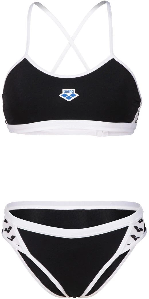 Arena Cross Back Solid Bikini Women, rouge/blanc 3 Arena Cross Back Solid Bikini Women, rouge/blanc