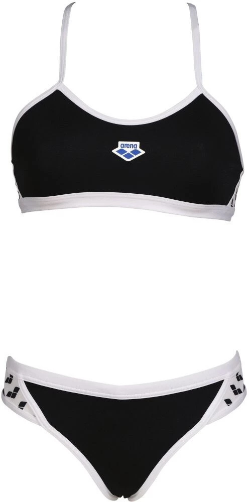 Arena Cross Back Solid Bikini Women, rouge/blanc 4 Arena Cross Back Solid Bikini Women, rouge/blanc – Image 2