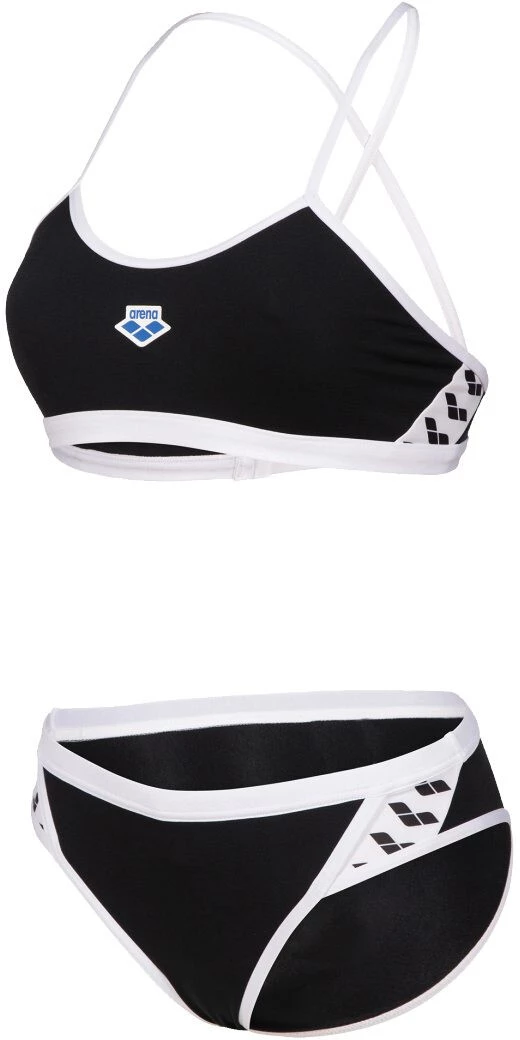 Arena Cross Back Solid Bikini Women, rouge/blanc 7 Arena Cross Back Solid Bikini Women, rouge/blanc – Image 5