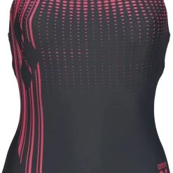 Arena Crosscut Pro Back Swimsuit Women, gris/rose