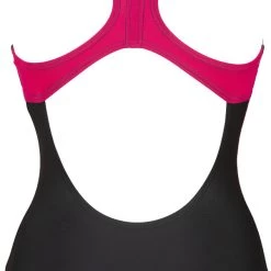 Arena Drawing Swim Pro Back Maillot de bain une pièce Femme, noir/rose -Natation Femme Soldes arena drawing swim pro back one piece swimsuit women black freak rose 4