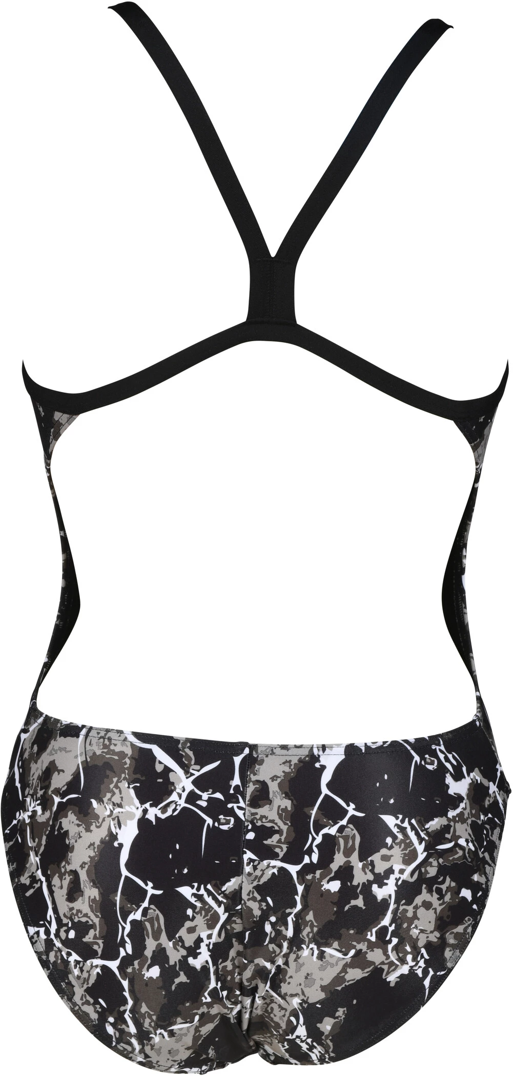 Arena Earth Texture Challenge Back Swimsuit Women, bleu/orange 4 Arena Earth Texture Challenge Back Swimsuit Women, bleu/orange – Image 2