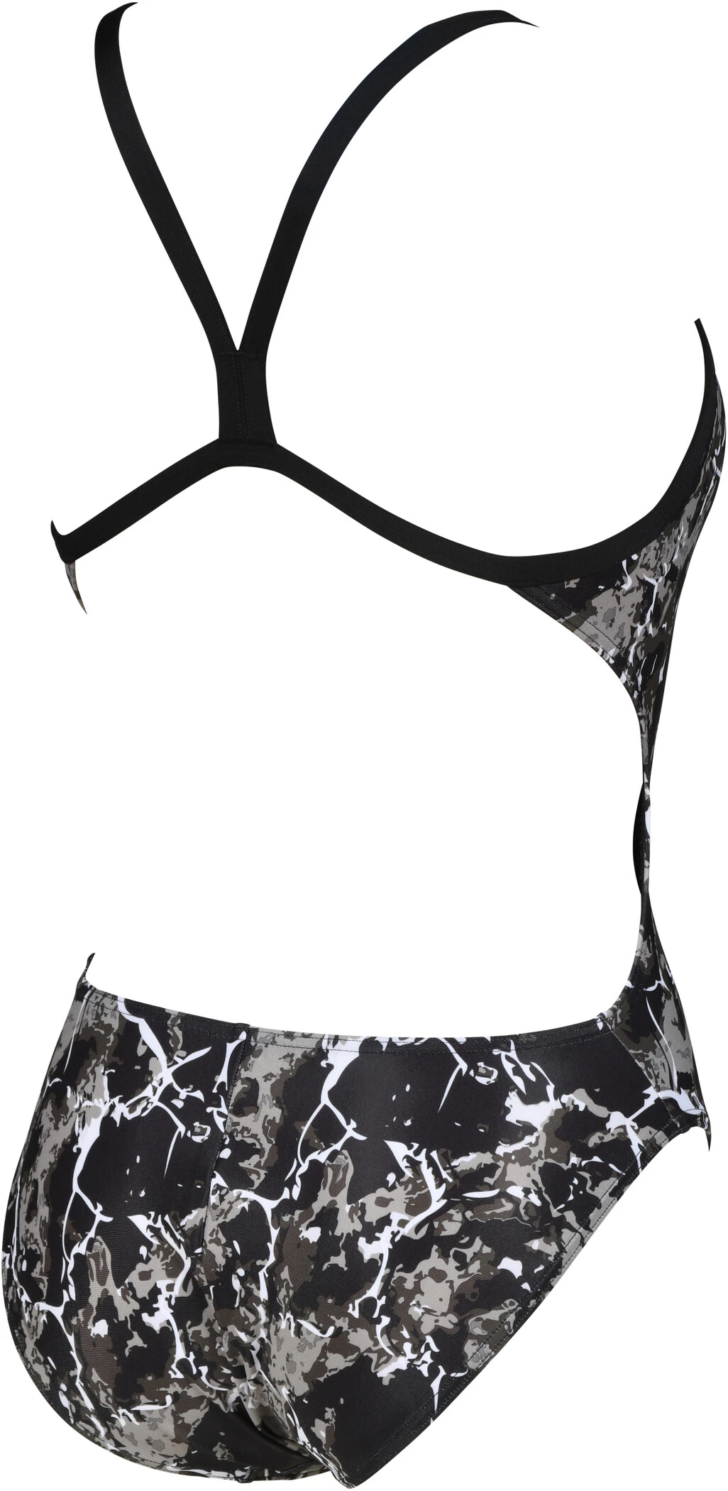 Arena Earth Texture Challenge Back Swimsuit Women, bleu/orange 6 Arena Earth Texture Challenge Back Swimsuit Women, bleu/orange – Image 4