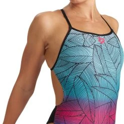 Arena Foliage Booster Back Swimsuit Women, Multicolore 13 Arena Foliage Booster Back Swimsuit Women, Multicolore -Natation Femme Soldes arena foliage booster back swimsuit women black multi 6