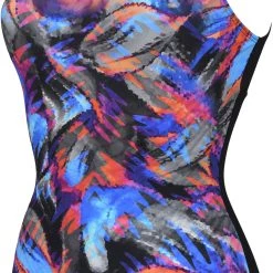 Arena Frida Wing Back Swimsuit C Cup Women, Multicolore -Natation Femme Soldes arena frida wing back swimsuit c cup women black multi black bright blue 3