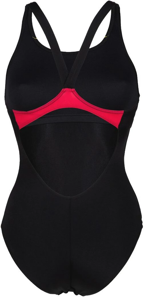 Arena Graphic V Back One Piece Swimsuit Women, noir 4 Arena Graphic V Back One Piece Swimsuit Women, noir – Image 2