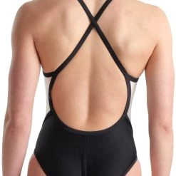 Arena Icons Fast Back Panel One Piece Swimsuit Women, noir -Natation Femme Soldes arena icons fast back panel one piece swimsuit women asphalt black white black 6