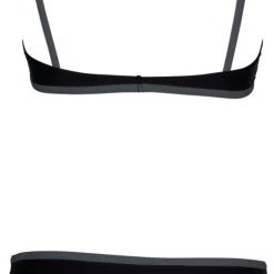 Arena Icons Logo Bandeau Bikini Women, noir -Natation Femme Soldes arena icons logo bandeau bikini women black asphalt 2