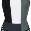 Arena Icons Super Fly Back Panel One Piece Swimsuit Women, noir/blanc -Natation Femme Soldes arena icons super fly back panel one piece swimsuit women black asphalt ardesia 1