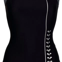 Arena Icons U Back Logo One Piece Swimsuit Women, noir