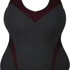 Arena Isabel Light Cross Back Swimsuit Plus Women, noir