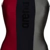 Arena Just O Back Swimsuit Women, noir/Multicolore 2 Arena Just O Back Swimsuit Women, noir/Multicolore -Natation Femme Soldes arena just o back swimsuit women black burnt red asphalt 1 1