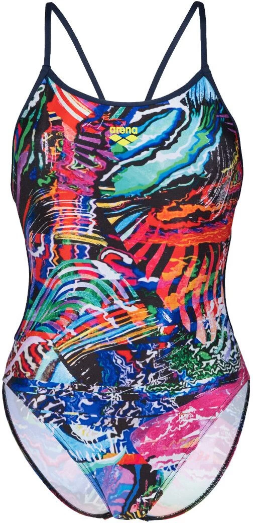 Arena Lace Back Allover One Piece Swimsuit Women, Multicolore 3 Arena Lace Back Allover One Piece Swimsuit Women, Multicolore